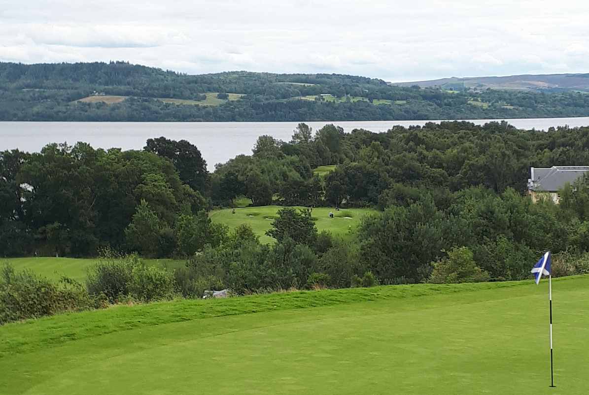 view of Loch Lomond from The Cariick